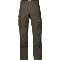 FjallRaven Mens Barents Pro Trousers - Dark Olive/Dark Olive