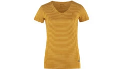 Fjallraven Abisko Cool T-Shirt - Women's 12 Fjallraven Abisko Cool T-Shirt - Women's -Fjallraven opplanet fjallraven abisko cool t shirt womens mustard yellow extra large f89472 161 xl main