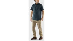 Fjallraven Abisko Trekking Short Sleeve Shirt - Men's 18 Fjallraven Abisko Trekking Short Sleeve Shirt - Men's -Fjallraven opplanet fjallraven abisko trekking short sleeve shirt mens dark navy 2xl f87939 555 xxl av 2