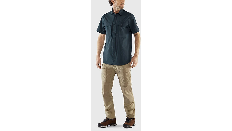 Fjallraven Abisko Trekking Short Sleeve Shirt - Men's 7 Fjallraven Abisko Trekking Short Sleeve Shirt - Men's - Image 7