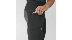 Fjallraven Abisko Trekking Tights Pro - Men's -Fjallraven opplanet fjallraven abisko trekking tights pro mens black iron grey 2xl f84772 550 048 xxl av 4