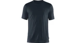 Fjallraven Abisko Wool Short Sleeve - Men's -Fjallraven opplanet fjallraven abisko wool ss mens dark navy 2xl f87193 555 xxl main