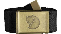 Fjallraven Canvas Brass Belt 4 Cm -Fjallraven opplanet fjallraven canvas brass belt 4 cm men s black