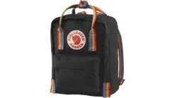 Fjallraven Kanken Rainbow Mini Backpack -Fjallraven opplanet fjallraven kanken rainbow mini backpack black rainbow pattern one size f23621 550 907 av 1