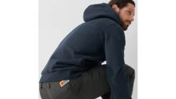 Fjallraven Logo Hoodie - Men's 32 Fjallraven Logo Hoodie - Men's -Fjallraven opplanet fjallraven logo hoodie mens dark navy 2xl f84144 555 xxl av 4