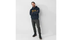 Fjallraven Logo Hoodie - Men's 33 Fjallraven Logo Hoodie - Men's -Fjallraven opplanet fjallraven logo hoodie mens dark navy 2xl f84144 555 xxl av 6