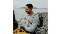 Fjallraven Logo Sweater - Men's -Fjallraven opplanet fjallraven logo sweater mens grey melange 2xl f84142 020 999 xxl av 4