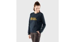 Fjallraven Logo Sweater - Women's 33 Fjallraven Logo Sweater - Women's -Fjallraven opplanet fjallraven logo sweater womens dark navy extra large f84143 555 xl av 5