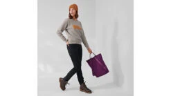 Fjallraven Logo Sweater - Women's 28 Fjallraven Logo Sweater - Women's -Fjallraven opplanet fjallraven logo sweater womens grey melange extra large f84143 020 999 xl av 3