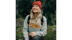 Fjallraven Logo Sweater - Women's 30 Fjallraven Logo Sweater - Women's -Fjallraven opplanet fjallraven logo sweater womens grey melange extra large f84143 020 999 xl av 4