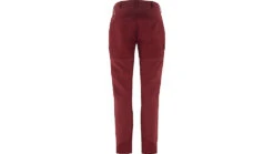 Fjallraven Nikka Trousers Curved - Women's -Fjallraven opplanet fjallraven nikka trousers curved womens bordeaux red 48 f89638 347 48 av 1
