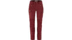 Fjallraven Nikka Trousers Curved - Women's -Fjallraven opplanet fjallraven nikka trousers curved womens bordeaux red 48 f89638 347 48 main