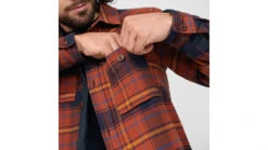 Fjallraven Ovik Lite Padded Shirt - Men's -Fjallraven opplanet fjallraven ovik lite padded shirt mens autumn leaf dark navy 2xl f87069 215 555 xxl av 2