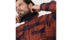 Fjallraven Ovik Lite Padded Shirt - Men's -Fjallraven opplanet fjallraven ovik lite padded shirt mens autumn leaf dark navy 2xl f87069 215 555 xxl av 3