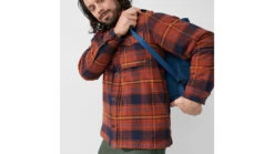 Fjallraven Ovik Lite Padded Shirt - Men's -Fjallraven opplanet fjallraven ovik lite padded shirt mens autumn leaf dark navy 2xl f87069 215 555 xxl av 4