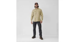 Fjallraven Ovik Travel Long Sleeve Shirt - Men's -Fjallraven opplanet fjallraven ovik travel long sleeve shirt mens sand stone 2xl f87208 195 xxl av 2