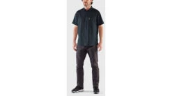 Fjallraven Ovik Travel Short Sleeve Shirt - Men's -Fjallraven opplanet fjallraven ovik travel short sleeve shirt mens dark navy 2xl f87039 555 xxl av 2